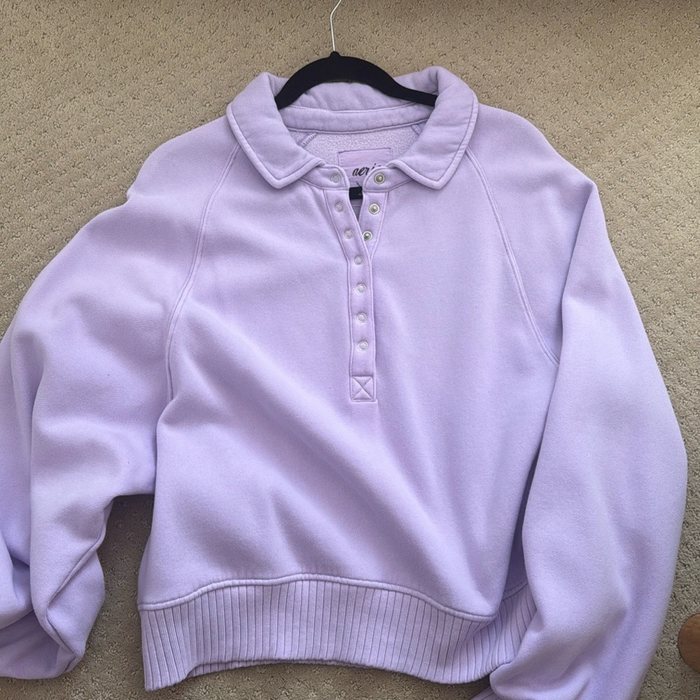 Aerie purple sweatshirt size medium